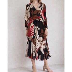 Vintage 80s On the Rocks by Rock Candy SZ 7/8 Dress Pockets USA Artsy Bold Retro